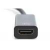 Adaptador DIGITUS, conector macho DisplayPort - conector hembra HDMI A, DisplayPort estándar 1.1a, certificado UL20276, AWG28 (DB-340400-001-S)