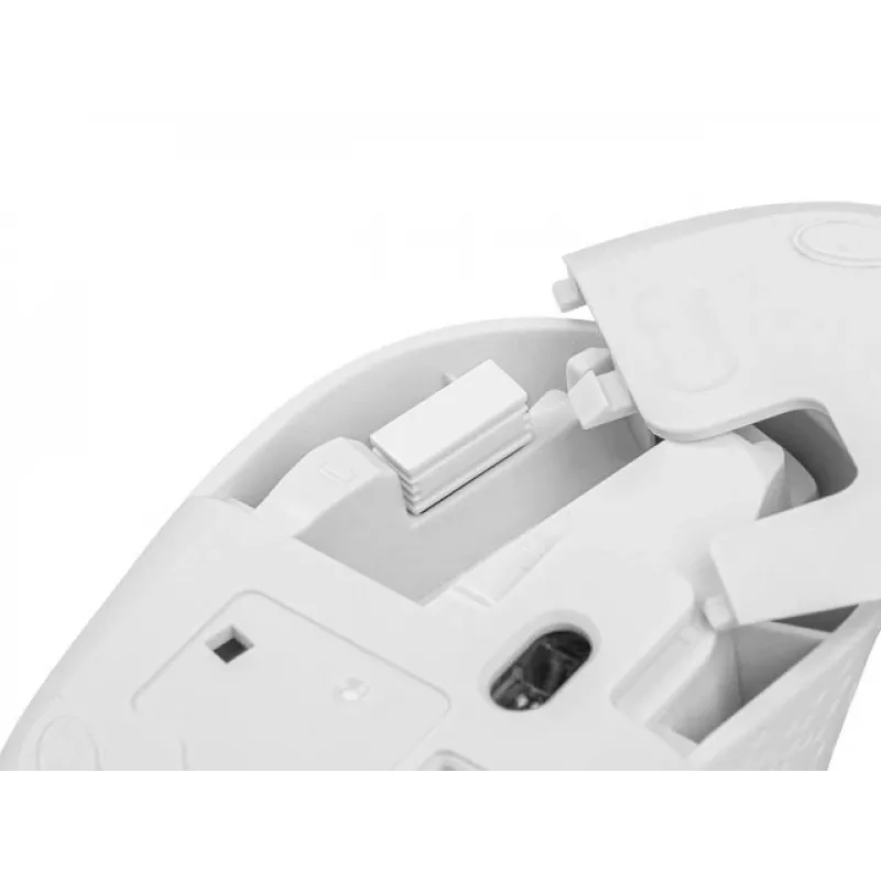 Ratón inalámbrico NATEC Stork 1600DPI óptico blanco
