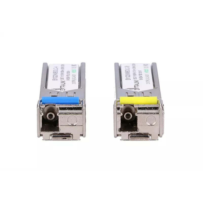 Módulo SFP Extralink WDM 1.25G, 1.25Gbit/s, 1310/1550nm, monomodo, 20km, LC, DOM, par