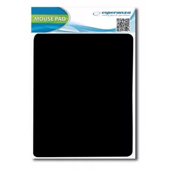Alfombrilla de ratón ESPERANZA EA145K — alfombrilla gaming, negra, superficie monocroma, base antideslizante