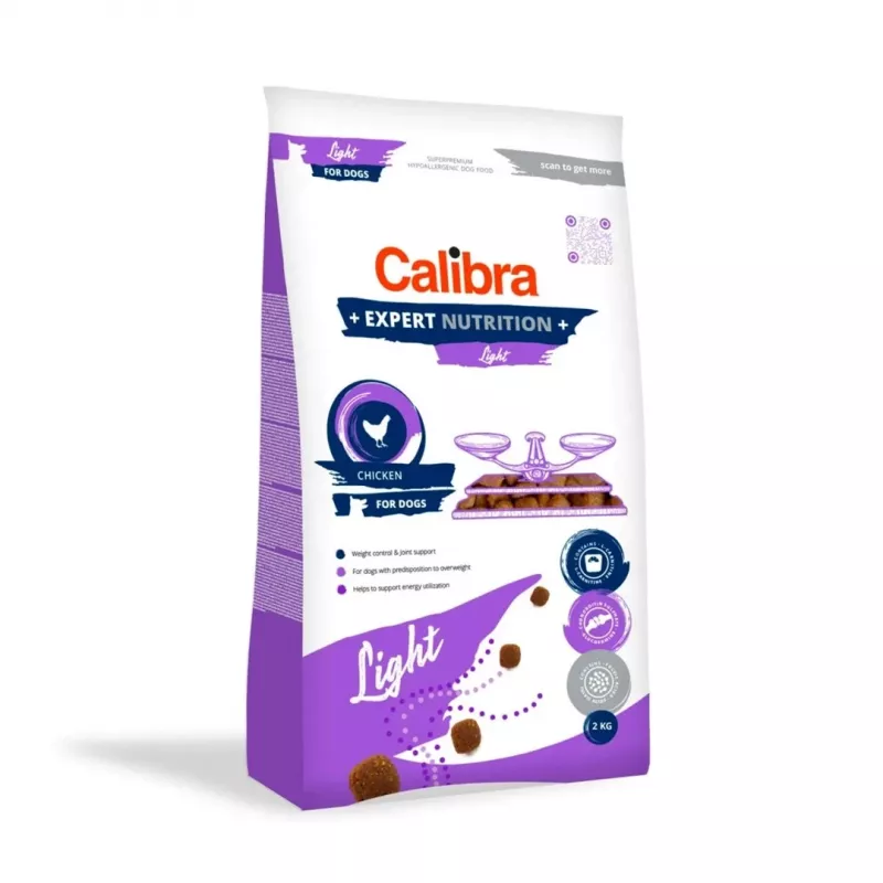 Calibra Dog Expert Nutrition Light pienso para perros, 2 kg