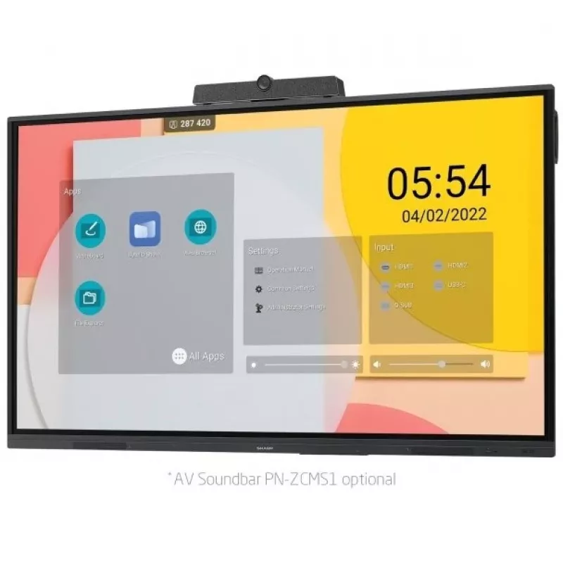 Sharp PN-L752B pizarra interactiva 190,5 cm (75