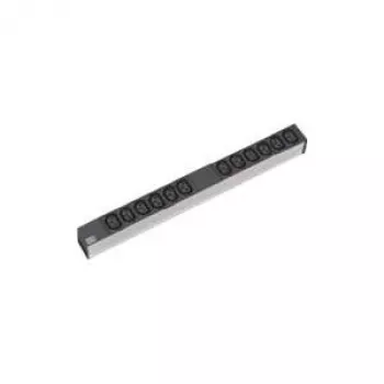 Unidad de distribución de corriente Bachmann 333.616 12 salidas AC 1U negro gris