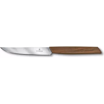 Victorinox Swiss Modern juego de cuchillos para carne, madera de nogal, 2 piezas, 6.9000.12G