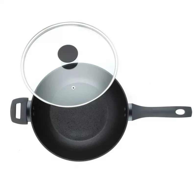 Wok Salter BW09329AR 28 cm Megastone Noir antiadherente