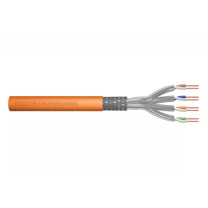 Cable de red Digitus Cat.7 S/FTP 500 m naranja