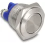Pulsador Delock para empotrar 16 mm 2 x borne de tornillo pulsador plano (22036)