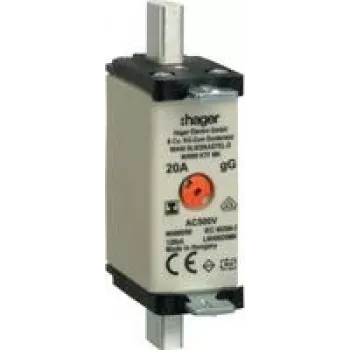 HAGER LNH0020MK fusible NH000 20A 500V gG MKen. libre de S (LNH0020MK)