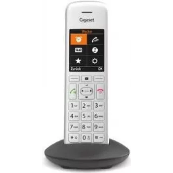 Teléfono DECT Gigaset CE575HX con identificación de llamadas plateado y auricular inalámbrico