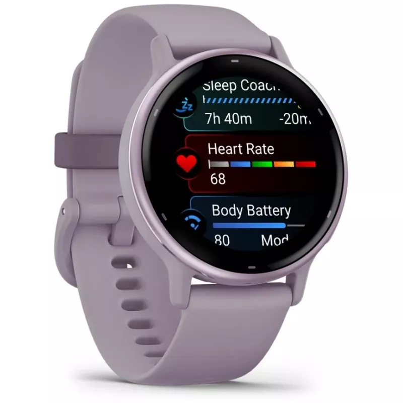 Garmin Vivoactive 5 3,05 cm (1.2) AMOLED Digital 390 x 390 píxeles Pantalla táctil Violeta Wi-Fi GPS (satélite)
