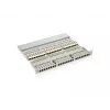Equip panel de parcheo 48 puertos Cat.6 apantallado, negro, RJ-45, oro, Cat6, montaje en rack, 1U, negro
