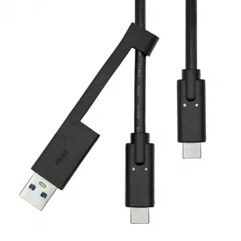 Cable USB-A a USB-C ProXtend USBCWA-001 1 m, negro, 0,06 kg