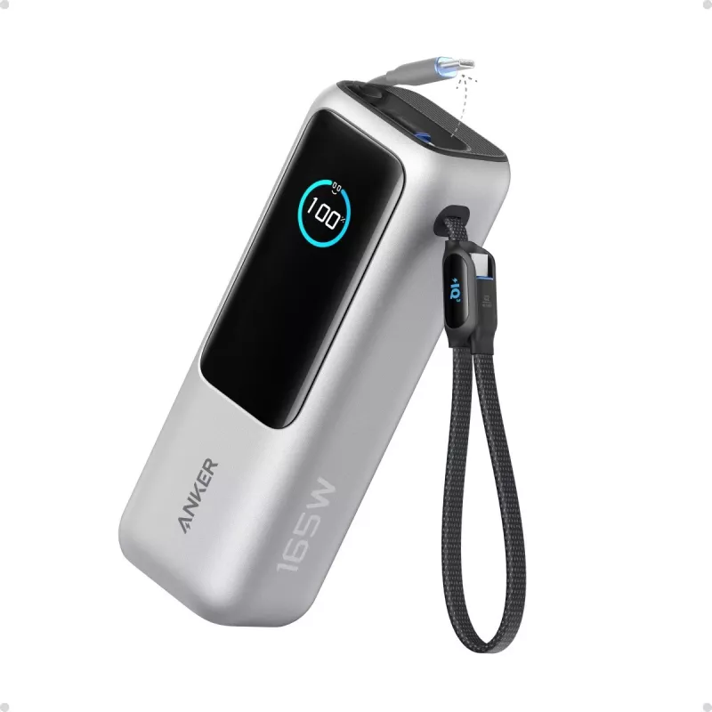 Cargador portátil Anker Power Bank 25K, A1695H41, 25000mAh