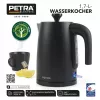 Hervidor Petra 1,7 l 3 kW negro mate