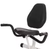 Bicicleta estática magnética horizontal blanca y verde HMS R9259