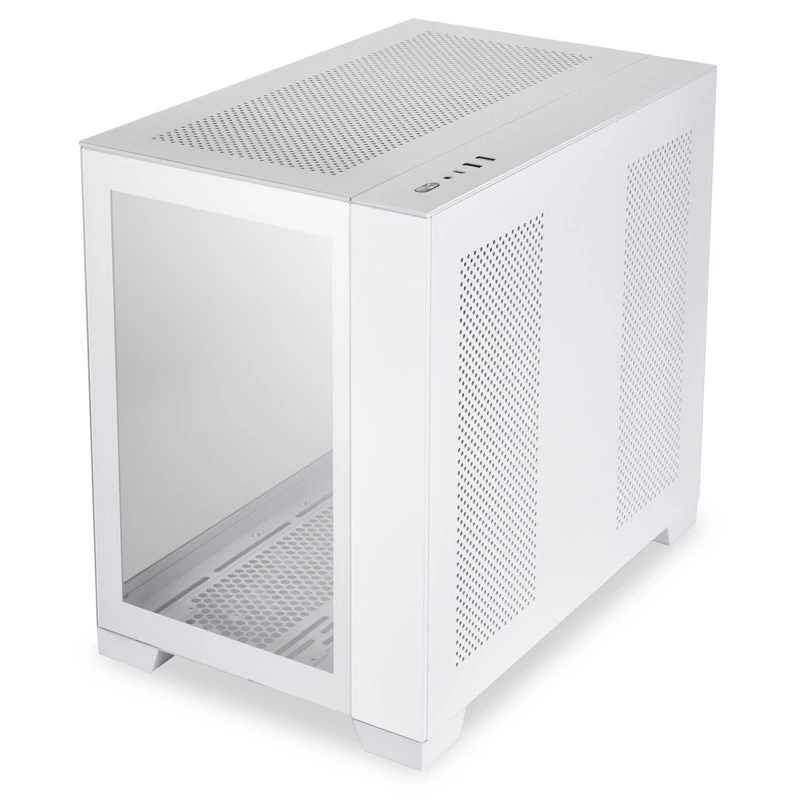 Caja de PC Lian Li O11D Mini-S Mini Tower blanca (compatible con fuente de alimentación SFX/SFX-L)