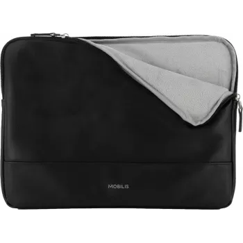 Mobilis Origine - Funda para portátil - Espuma de neopreno, piel sintética PU - Negro (12,5 - 14) (042059)