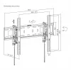 Soporte para TV SBOX PLB-6546T-2 para pantallas de 37–80