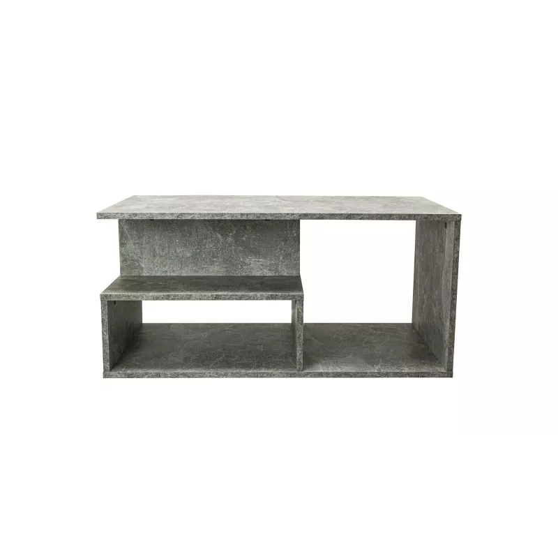 Topeshop PRIMA BETON mesa de centro, forma libre, 1 pata