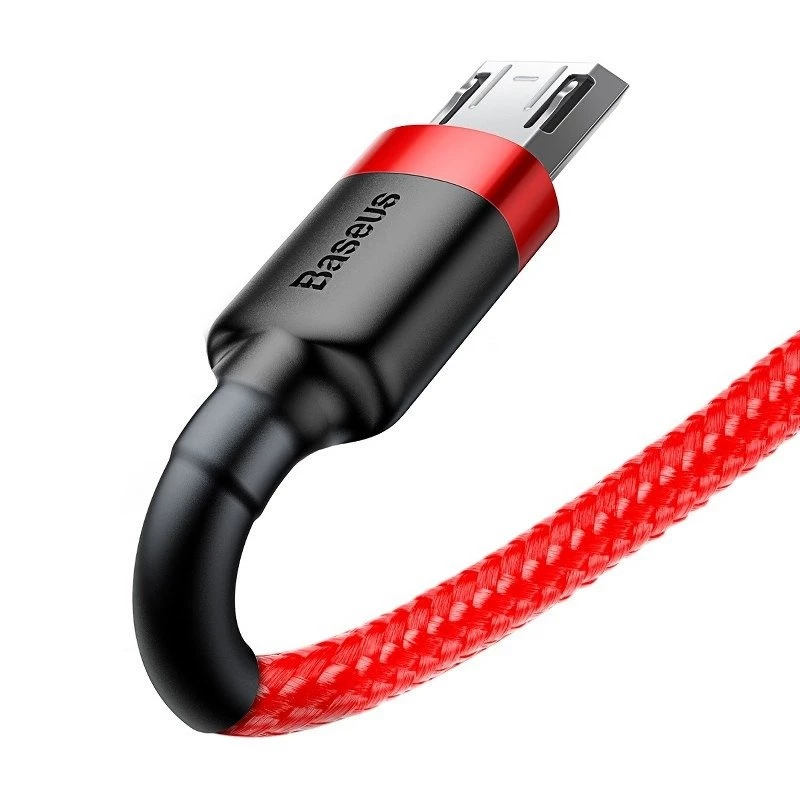 Cable USB Baseus CAMKLF-C09 2m USB A a Micro-USB B rojo