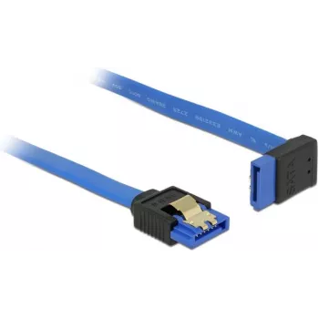 Cable SATA DeLOCK 84996 0,3 m SATA 7 pines negro azul
