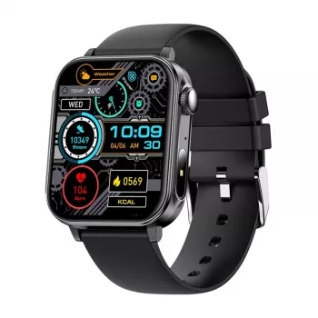 Smartwatch Colmi P80 negro – wearable de muñeca, pantalla en color, seguimiento de salud y actividad
