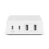 Cargador de interior Belkin WCH010VFWH Cable de 2 m 2 puertos USB Type-C Blanco
