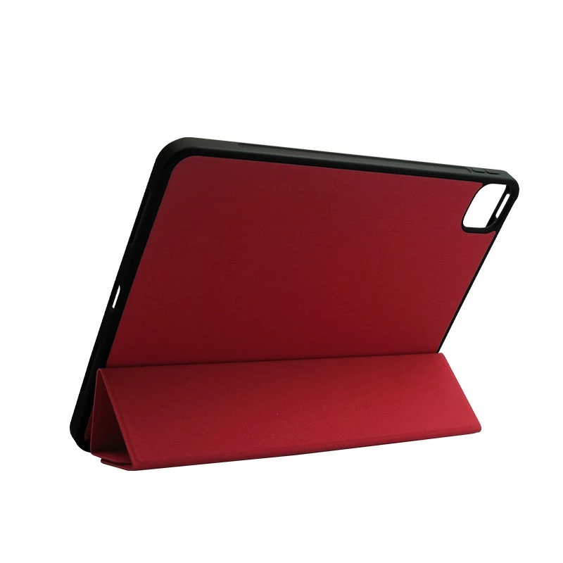 Crong FlexFolio CRG-FXF-IPD112-RED funda tipo folio para iPad Air 11 M3 (2025)/M2 (2024), iPad Air 10.9 (5-4 gen.), iPad Pro 11 (2022-2021), 27,7 cm (10,9″), con soporte para Apple Pencil, roja