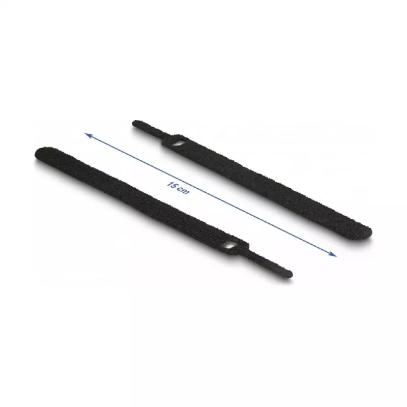 Bridas de cable de velcro DeLOCK 19076 150x12mm colores surtidos pack de 10