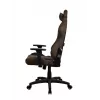 Silla gaming Arozzi Torretta SuperSoft – ergonómica marrón, diseño de soporte