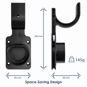 Akyga AK-SC-E15 Soporte de pared para cable de carga de VE Tipo 2