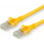 ROLINE - Cable de parcheo - RJ-45 (M) a RJ-45 (M) - 1 m - UTP - CAT 6 - Libre de halógenos, moldeado, hilo flexible - Amarillo (21.15.2521)