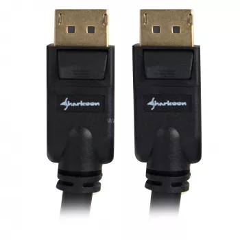 Cable DisplayPort Sharkoon 1.3, 4K, 1 m, negro