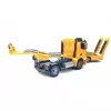 Double E escala 1/20 RC Mercedes-Benz Arocs con semirremolque de plataforma montado