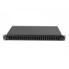 Patch panel 1U Lanberg FOP1-24SD-LQB acero negro montaje en rack
