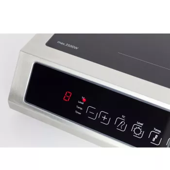 Caso | Placa de cocina Thermo Control | TC 3500 | Número de zonas de cocción 1 | Control táctil | Negro/acero inoxidable | Inducción