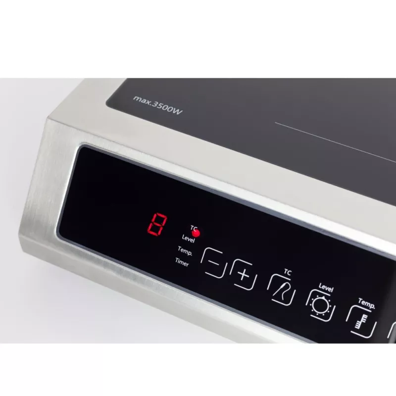 Caso | Placa de cocina Thermo Control | TC 3500 | Número de zonas de cocción 1 | Control táctil | Negro/acero inoxidable | Inducción