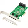Dawicontrol Tarjeta PCI PCI-e DC-624e RAID R2 4 canales SATA 6G retail