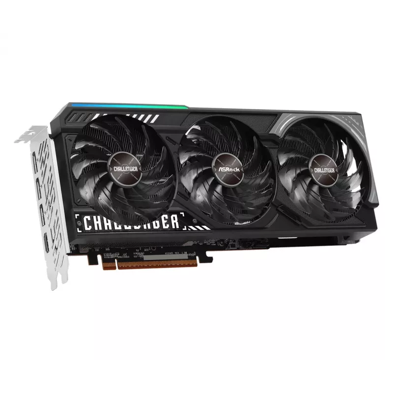 Tarjeta gráfica ASRock Challenger Radeon RX 9070 — 16 GB GDDR6, 256 bits, PCIe 5.0, 3x DisplayPort 2.1a + HDMI 2.1b