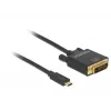 Adaptador USB-C a DVI DeLOCK 85321 2m