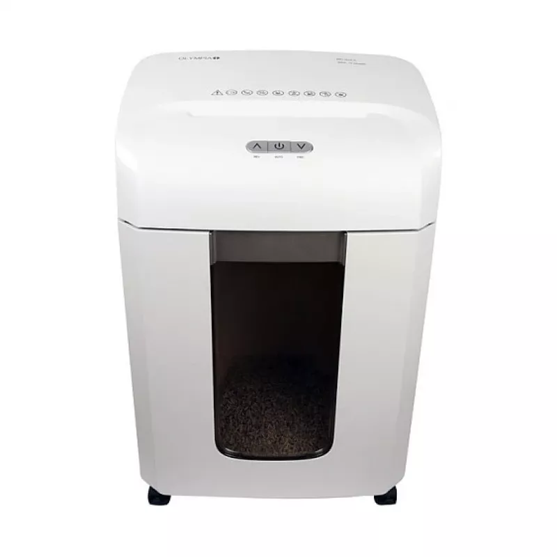 Destructora de documentos Olympia MC 615.2 – Microcorte P-5, 22 cm de entrada, capacidad de 15 hojas, 65 dB, blanca