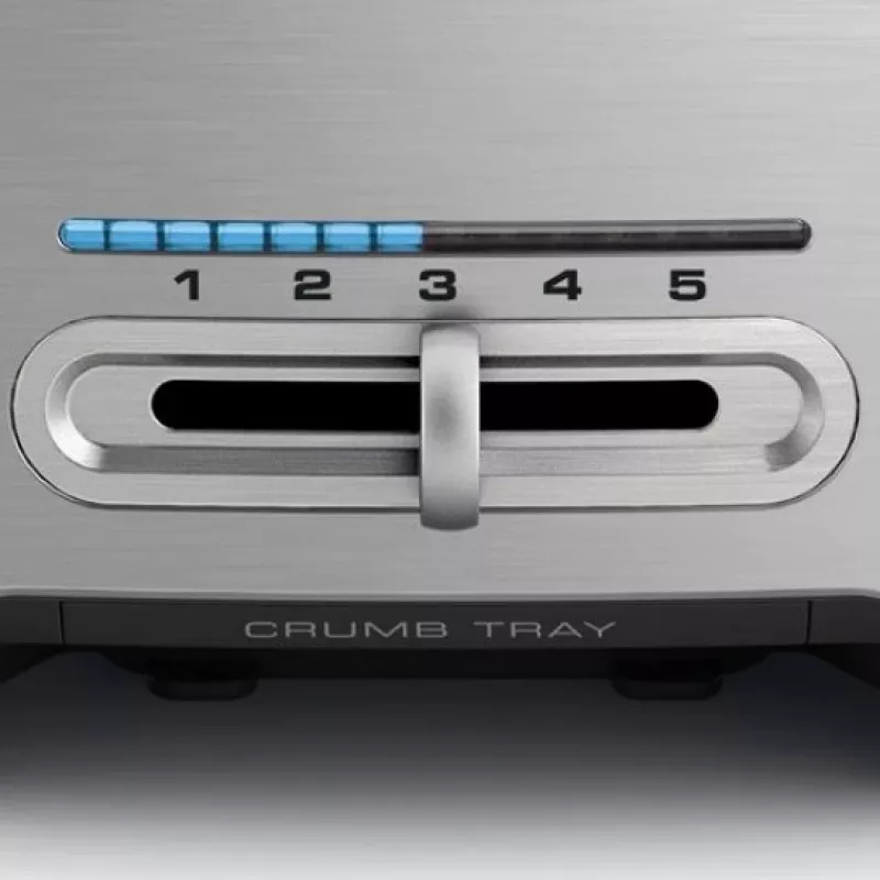 Sage the Smart Toast 5 2 ranuras Plata