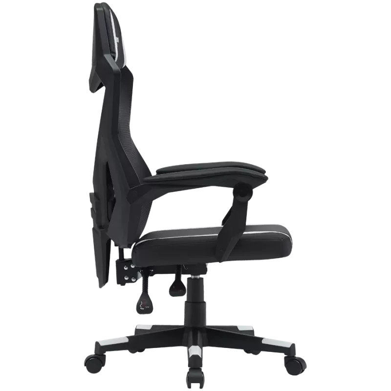 Silla gaming CANYON Flow MCH01 malla negro blanco