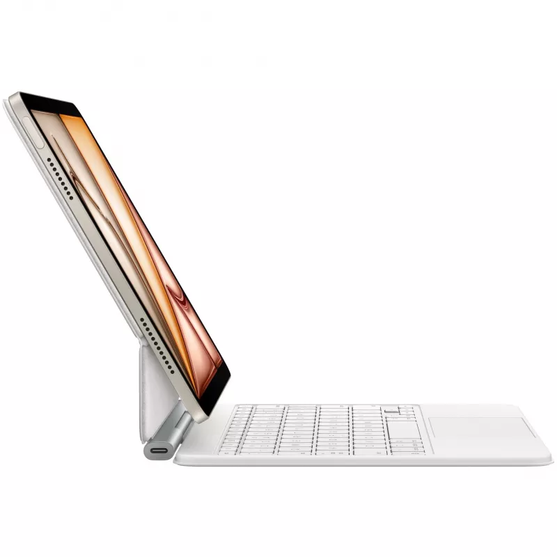 Teclado Apple Magic QWERTY UK English blanco trackpad