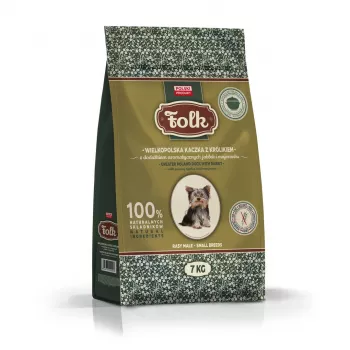 FOLK Razas pequeñas Tradicional pato de Gran Polonia con conejo, manzanas y mejorana - Comida seca para perros - 7kg