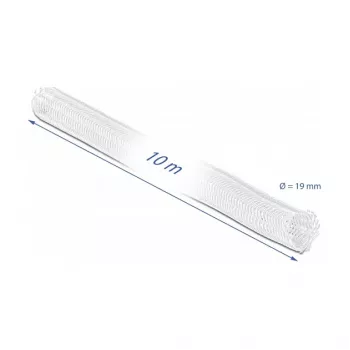 Funda de malla DeLOCK 20819 10 m x 19 mm blanco