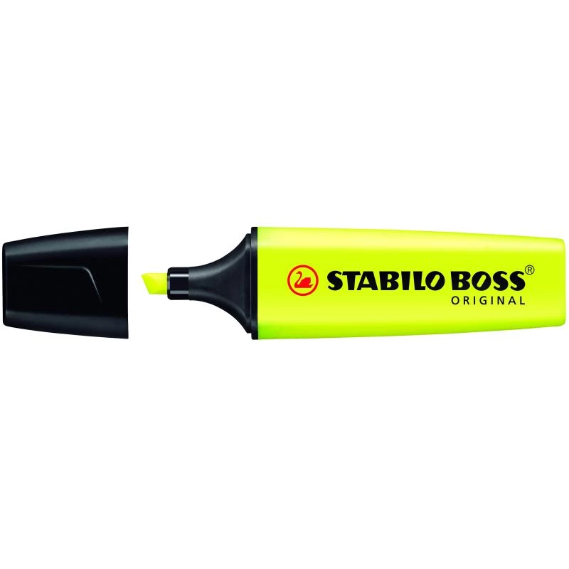 Rotulador STABILO BOSS Original punta biselada Amarillo