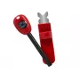 Brújula de supervivencia BCB CN340 — brújula compacta con esfera luminosa, empuñadura de plástico, 110 mm, 47 g, roja