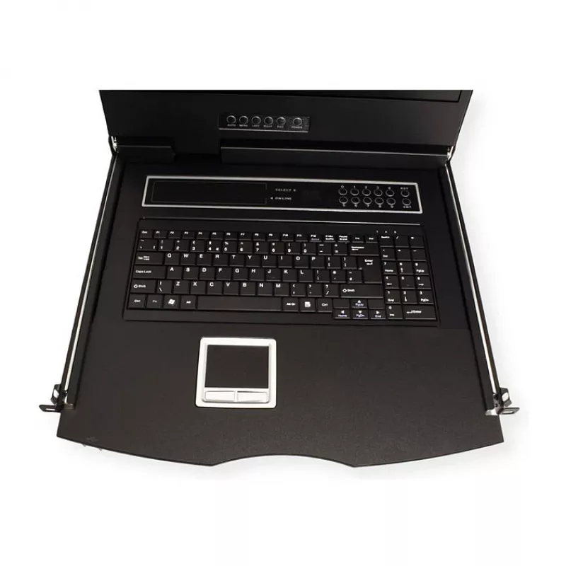 VALUE 26.99.0190 Consola KVM de 19 pulgadas, 8 puertos, USB, distribución del Reino Unido