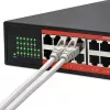 Switch de red QOLTEC Gigabit Ethernet PoE 24xRJ45 2xSFP